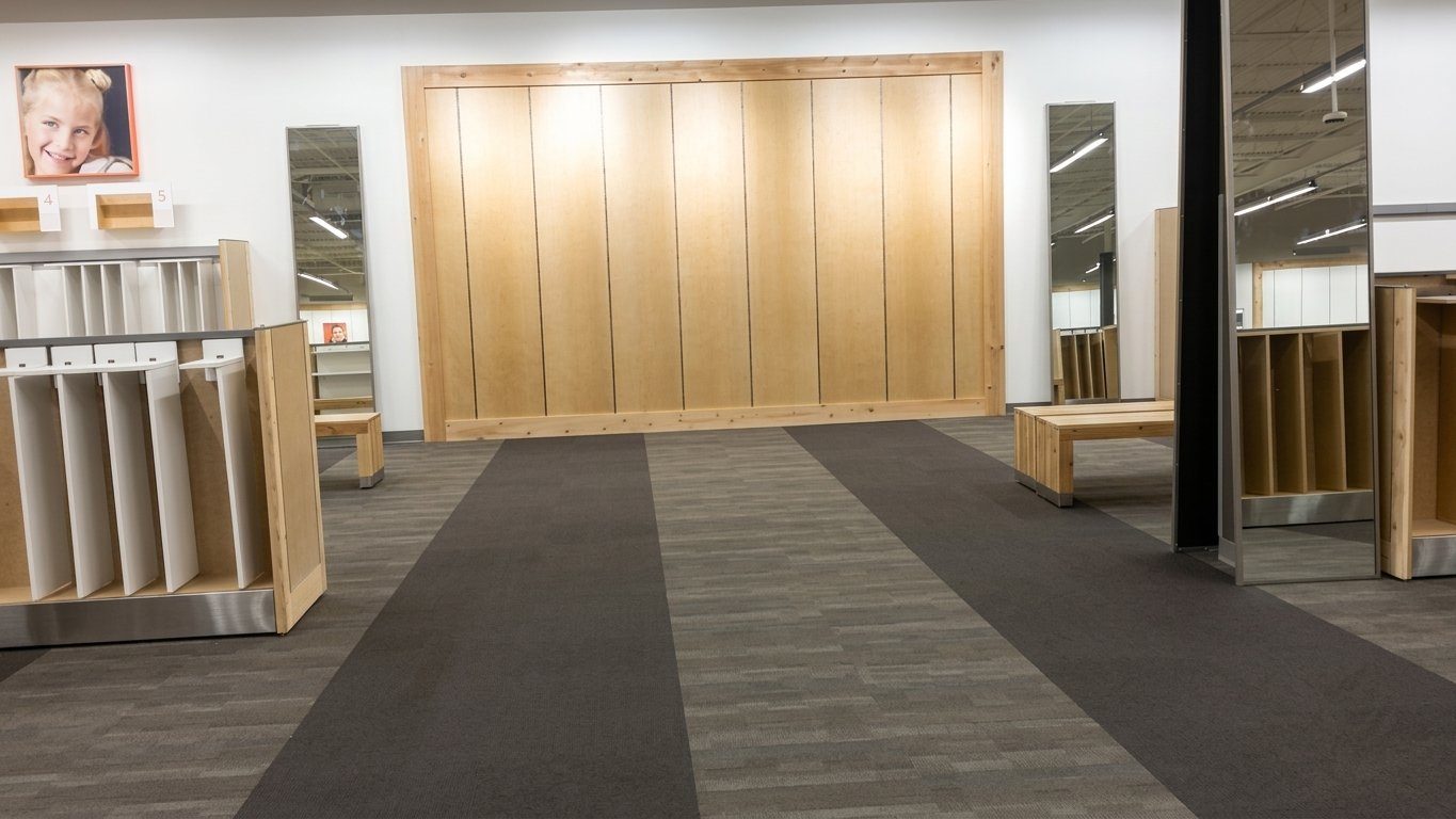 DSW MEP rough-in progress, Savannah, GA